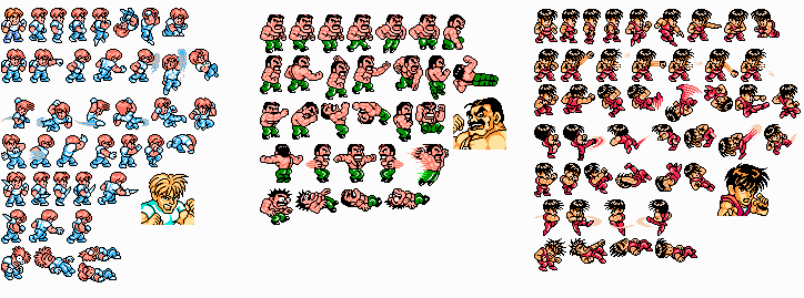Mighty Final Fight sprites -Rage Quitter 87's Final Fight shrine.