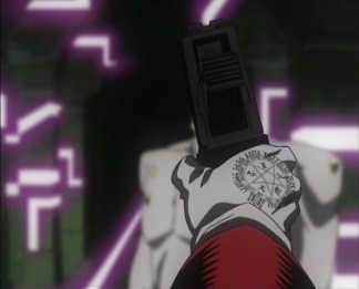 Alucard reloading his gun with TK while vowing to send Incognito to the  bottom of Judecca : r/Hellsing