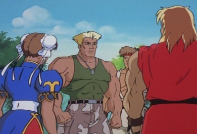 STREET FIGHTER (aka STREET FIGHTER: THE ANIMATED SERIES), Guile, 1995-97. ©  USA Network / Courtesy: Everett Collection Stock Photo - Alamy