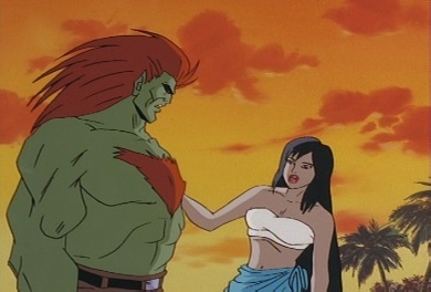 Blanka finds true love  Street Fighter: The Animated Series (1995