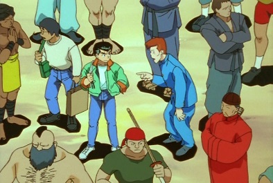 Street Fighters” em Yu Yu Hakusho