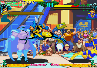 Marvel Super Heroes vs. Street Fighter - HD PS1 Gameplay - DuckStation 