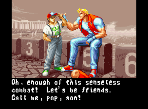 Fatal Fury 3 (Neo Geo) story and all endings. 