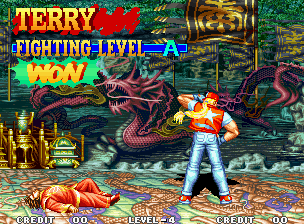 Fatal Fury 3's glitched endings -Neo Geo Wubba Wubba