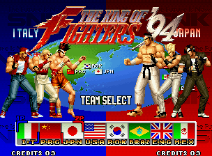 Kof 97 The king of fighters rom hack #fliperama #fliper #kof97 #kof94