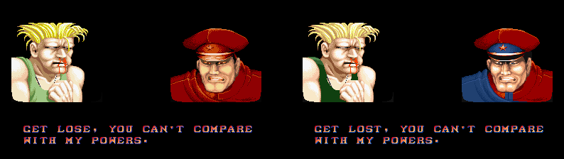 Similarities between Street Fighter 2 and World Heroes