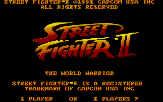 Street Fighter (1987) - MobyGames